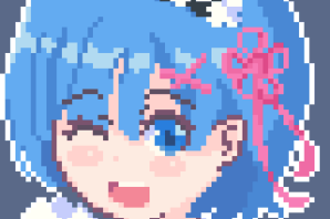 Мику по клеточкам