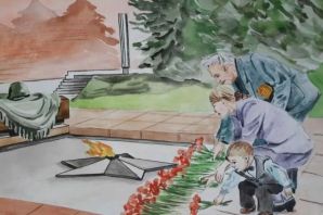 День победы рисунки детей