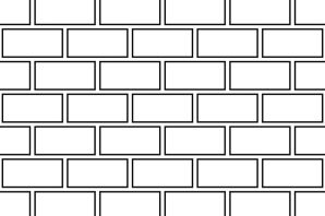 Кирпич раскраска