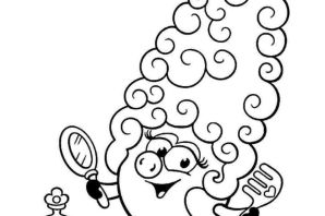 Нюша раскраска