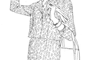 Модные раскраски