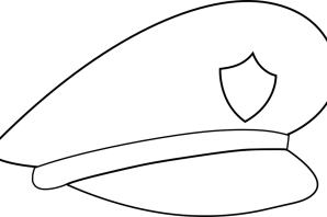 Шляпка трафарет