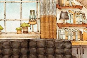 Дом внутри рисунок