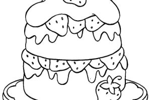 Торт трафарет