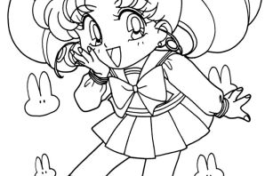 Сэйлормун раскраска