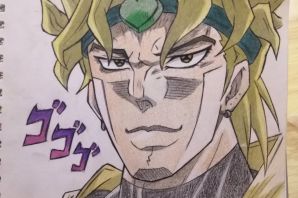 Джотаро карандашом