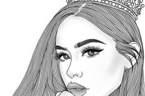 Раскраска подруги