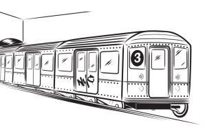 Вагон нарисованный