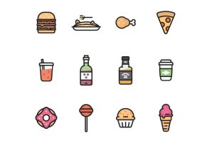 Рисунки еды легкие