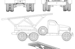 Катюша раскраска