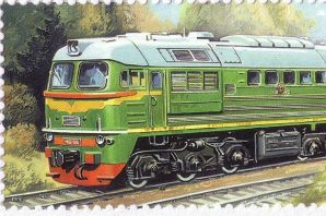 Тепловоз рисунок