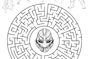 Омонгус раскраска