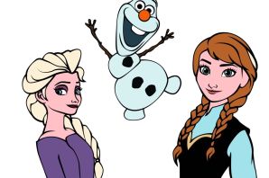 Трафарет олафа