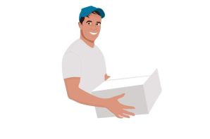 Рисунок курьер