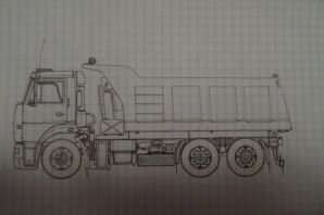 Лесовоз раскраска