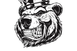 Медведь эскиз