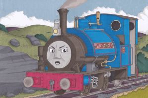 Паравоз рисунок