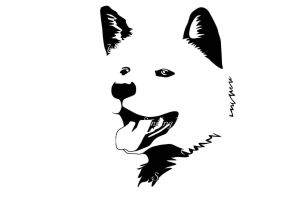 Самоед рисунок