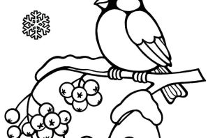 Раскраска зима