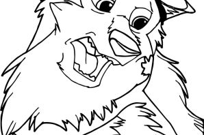 Раскраска балто