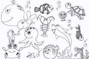 Раскраска водная