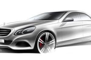 Нарисованный мерседес