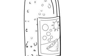 Лимонад раскраска