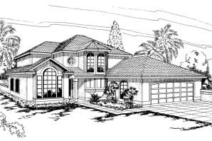 Рисунок богатый дом