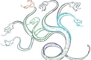 Гидра раскраска