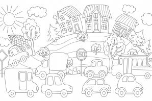Раскраски в дорогу