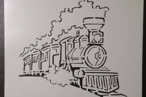 Паровоз рисунок