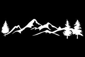 Зимние трафареты