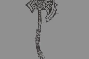 Секира рисунок