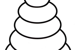 Пирамидка рисунок