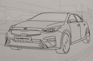 Раскраска киа