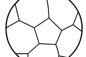 Мячик раскраска