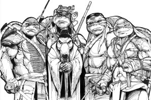 Леонардо раскраска