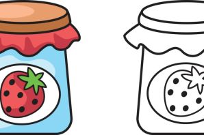 Варенье раскраска