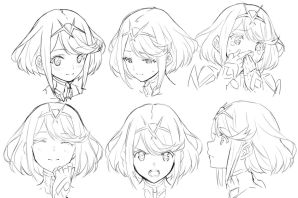 Эскизы персонажей