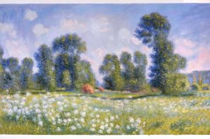 Клод моне рисунки