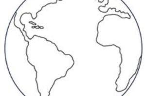 Макет земли рисунок