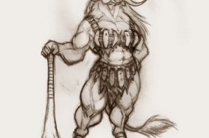 Минотавр рисунок