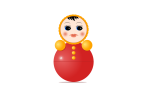 Неваляшка рисунок