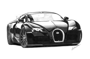 Раскраска бугатти