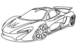 Раскраска макларен