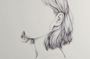 Карандашом легкие