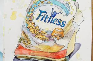 Хлопья рисунок