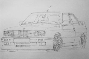 Бмв раскраска дрифт