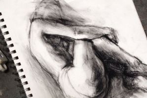 Наброски углем