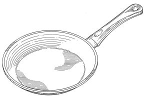 Трафарет сковорода